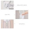 KVBUCC 4 Pieces 100ML/150ML Squeeze Bottles, Transparent Press Dispensing Bottles