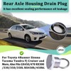 2PCS Rear Axle Housing Drain Plug Compatible with Toyota 4runner