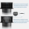 Hon&Guan 8 Inch Vent Covers for Wall with Removable Mesh,