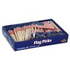 U S Flag Picks Counter Display (144/Box)