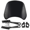 Motorcycle Headlight Windshield Windscreen for 5-7 Inch Round Motorcycles Wind