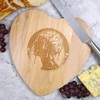 'Head with Melted Brain' Wooden Heart Shaped Chopping/Cutting Board (WB00078381)