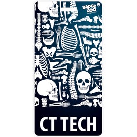 CT TECH Badge Buddy Vertical Heavy Duty Badge Tags Backer Card Double Sided Badge Identification Card - by BadgeZoo