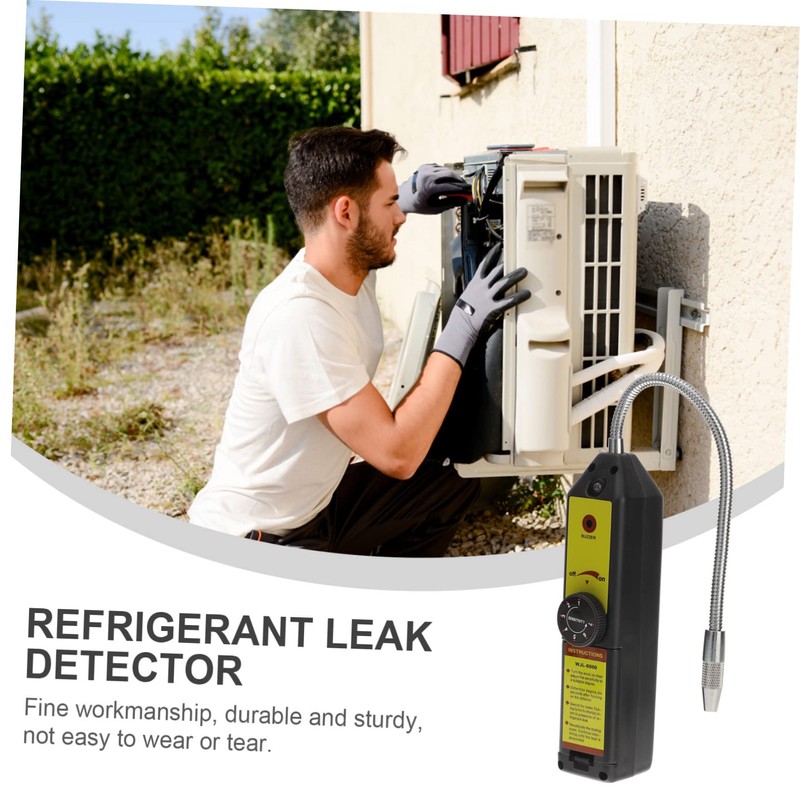 LIFKOME Leak Detector HVAC Tool Halogen Gas Tester with Rapid