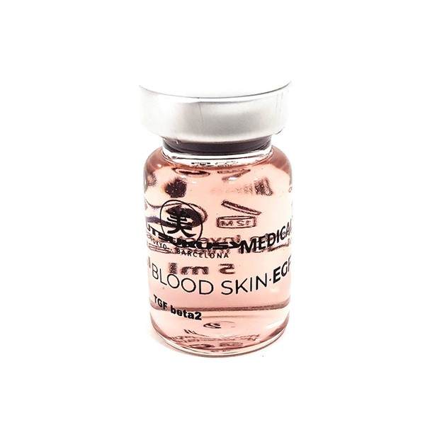 Blood Skin EGF Serum (Sterile) for Microneedling (DermaPen), Mesotherapy (Derma Roller) and Electroporation Ampoule 5 ml
