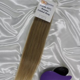 Remy Glamm Cortina Pelo Rubio Extensiones 100% Natural Humano Remy 20in