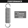 GUNGY Tension Springs with Hooks Stainless Steel Tension Spring 80