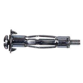The Hillman Group 5000 Hollow Short Zinc Wall Anchors, 1/8-Inch, 2-Pack