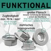 Flange Nut without Locking Toothing According to DIN 6923 /