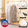 Hanging Vacuum Storage Bags, 6 Pack Hanging Storage Bags for
