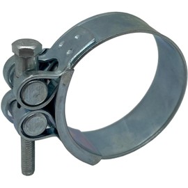 1x Lumonic Stainless Steel Joint Bolt Clamp 64-67 mm V2A Exhaust Clamp for Construction Cars Trucks