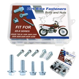 REARACE 90PCS Bolts Kit Fit for XR50R XR70R XR80 XR100R XR200R XR230R XR250R XR400R XR600R XR650R XR400M Full Sets Complete Fairing bodywork Bolts Fasteners Kit