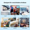 Projector Screens, 100 Inches, Indoor Outdoor Projectors, 16:9 HD Foldable