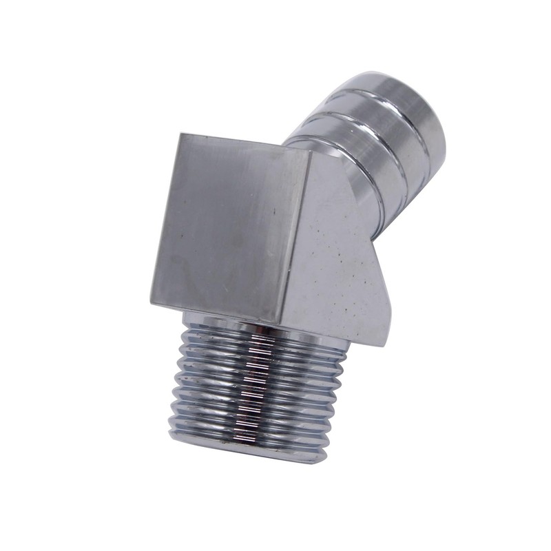 45 Degree Heater Hose Intake Manifold Fitting 1/2" NPT to