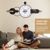 Anmotpe Oversized Large Modern Wall Clocks Iron Wall Clock Nordic