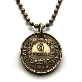 1947 British West Africa 6 Pence Nigeria Ghana Gambia Sierra Leone Lagos Freetown Abuja Accra Banjul Kumasi Tamale Serekunda Brikama Kano Ibadan Benin City Ashanti Cape Coast Hausa Igbo Kenema n002809