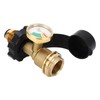 Gas Tank Pressure Gauge QCC Type 1 Converts 5‑100lb Gas