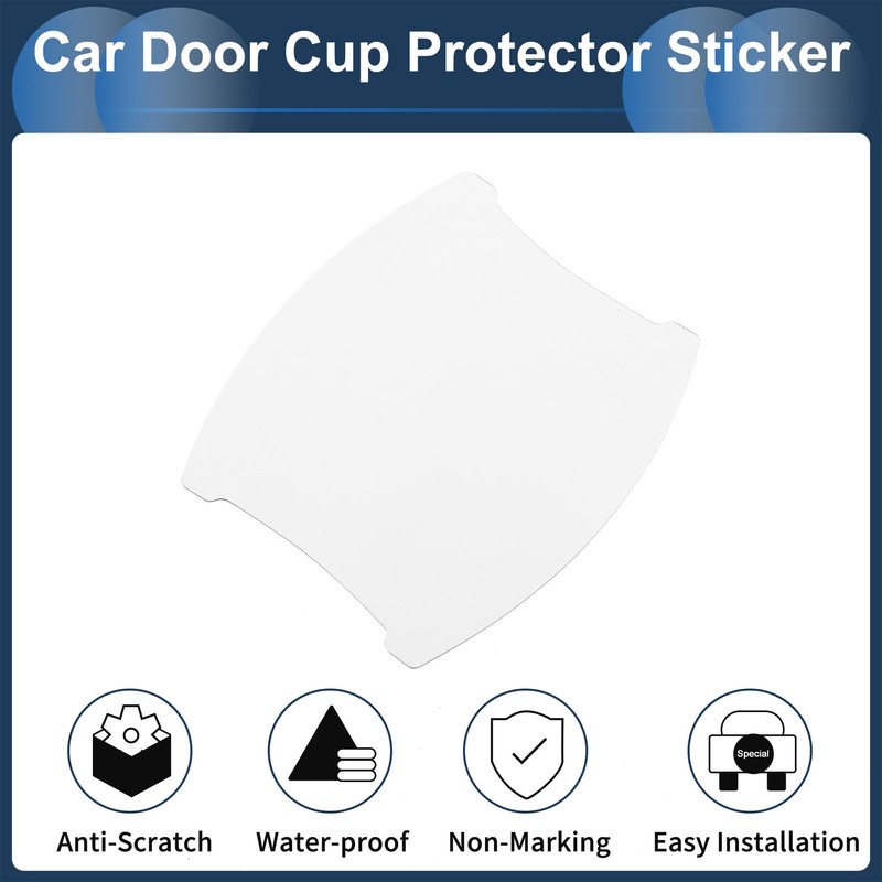 INFINAUTO Car Door Handle Scratch Protector, 84x94mm Car Door Handle