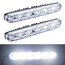Auto 2PCS Fit 6 LED High Power LED Daytime Running Lights Driving Lamp Universal Fit LED Car Fog Light