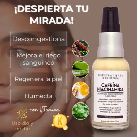 Crema Anti-ojeras Con Cafeína 5% Y Niacinamida 4% 35ml