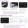 LKV Wireless Bluetooth Mouse, 2.4GHz Slim Purple Mouse with USB