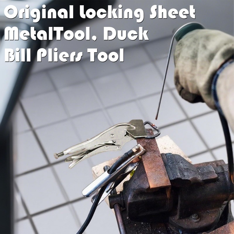 10-Inch Locking Sheet Metal Clamp – Heavy Duty Welding Grip