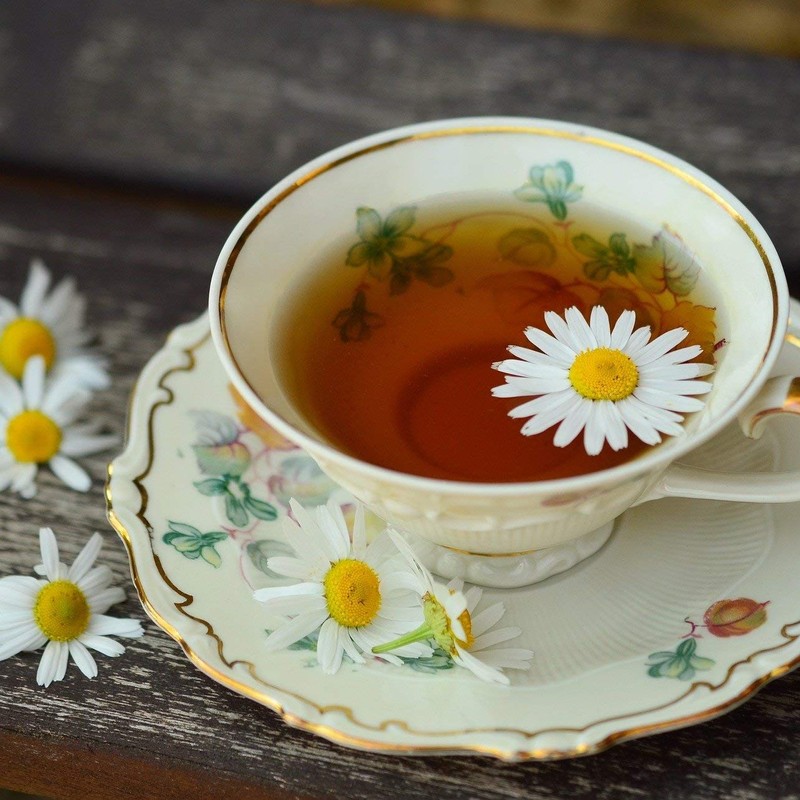 Organic chamomile loose tea (500g, 1.1lb), organic chamomile tea, whole