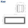 Kair Fast Seal 204mm x 60mm Ducting Quick Fit Connector