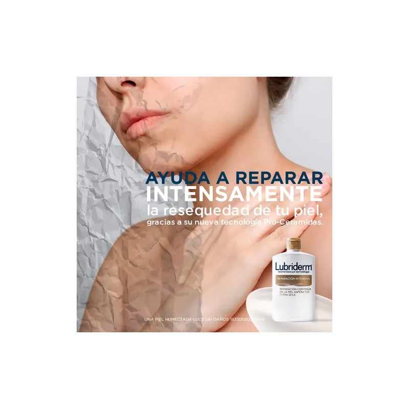 Crema Lubriderm Reparación Intensiva 400ml Dorada 2 Unidades