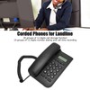 Desk Phone Caller ID Wall Mount Minimalist Corded House Phone