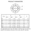 50Pcs Internal Serrated Shakeproof Washer, M10 Serrated Lock Washers, Stainless
