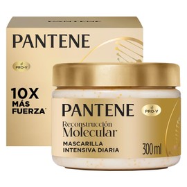 Pantene Mascarilla Intensiva Reconstrucción Molecular, Cabello Muy Dañado Y Débil 300 ml
