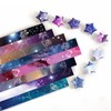 Star Paper Strips, 12 Styles Constellations Printed Origami Star Paper