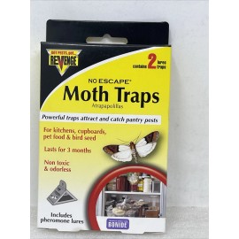 Revenge (2 Pack) Revenge No Escape Moth Traps Lures, For kitchens, pet food/bird seed