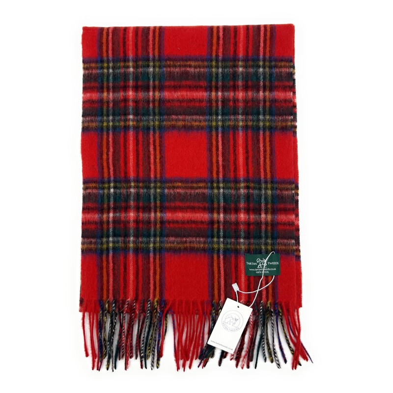 Edinburgh Lambswool Tartan Scarf Royal Stewart