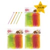 Torune Bento Picks Clear Picks, Set of 300