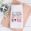BDPWSS Wine Lover Kitchen Towel Wine Enthusiasts Gift of Course