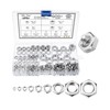 Mr. Pen- Metric Hex Nuts Assortment Kit, 370 pcs, Stainless