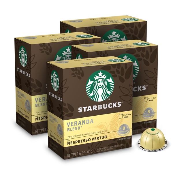 Starbucks by Nespresso Blonde Roast Veranda Blend Coffee (32-count single