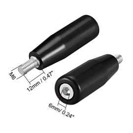 MACHSWON Revolving Handle for Milling Machine, Lathe, Grinding Machine Revolving Handwheel Machine Handle M6 2pcs