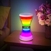 RGB Night Light Alarm Clock, Digital Alarm Clock with Hourglass