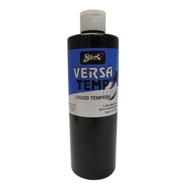 Sax Versatemp 1440686 - Pintura al temple de cuerpo pesado, negro, 1 pinta