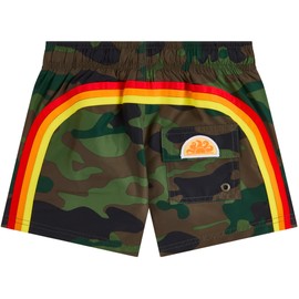 SUNDEK Boardshort per ragazzi con elastico in vita, costume da bagno con taglia per età, 14 Anni