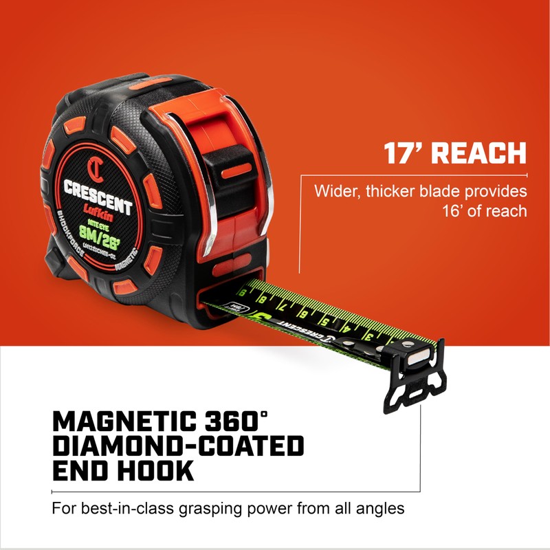 Crescent Lufkin 8 Meter / 25 Ft. SHOCKFORCE NITE EYE