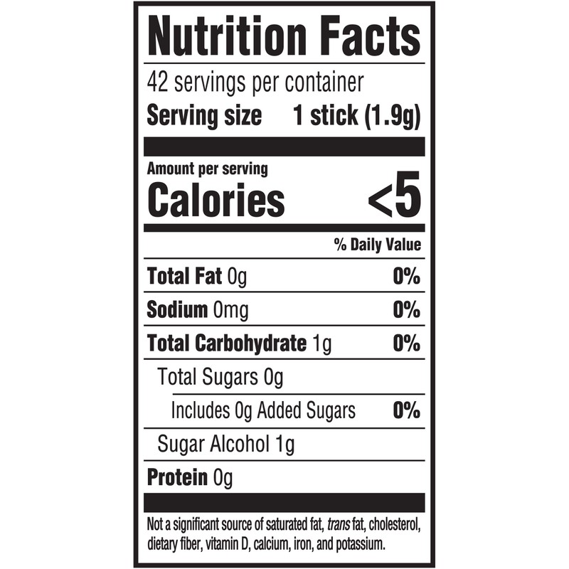 Trident Sugar Free Gum, Cinnamon Flavor, 60 Packs (840 Pieces