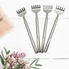 Silver Back Scratcher for Men Women,Extendable Stainless Steel Telescoping Backscratchers