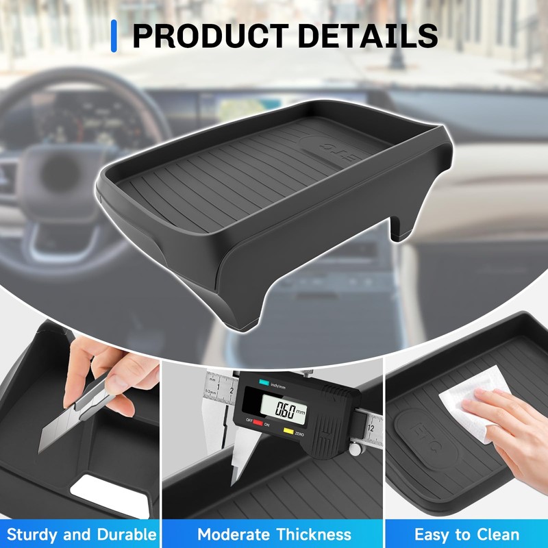 SXCY for 2025 2026 VW ID.4 Dashboard Organizer Tray for