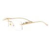 88flix Rimless Glasses, Korean Date Glasses, Women's, Men's, Unisex, Rimless,