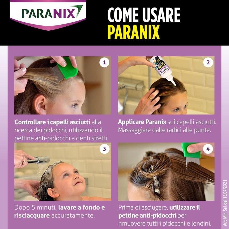 Paranix Shampoo Extra Forte Tratta & Previene Pidocchi e Lendini