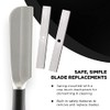 Feather SS Japanese Straight Razor, Black